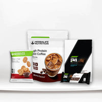 Thumbnail for Protein Chips BBQ - High Protein Iced Coffee mocha - H24 Achieve Protein Bars Dark Chocolate