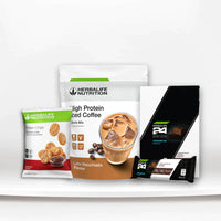 Thumbnail for Protein Chips BBQ - High Protein Iced Coffee Latte Macchiatto - H24 Achieve Protein Bars Chocolate Chip Cookie Dough